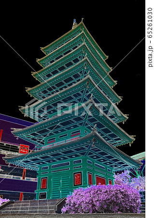 相模国分寺七重の塔推定復元模型1 65261030