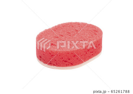 kitchen dish sponge isolated over a white 65261788