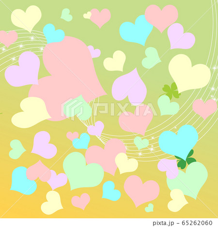 イラストハート柄9 イラストハート柄9 65262060