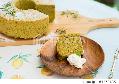 シフォンケーキ 抹茶 シフォンケーキ 抹茶 65263635