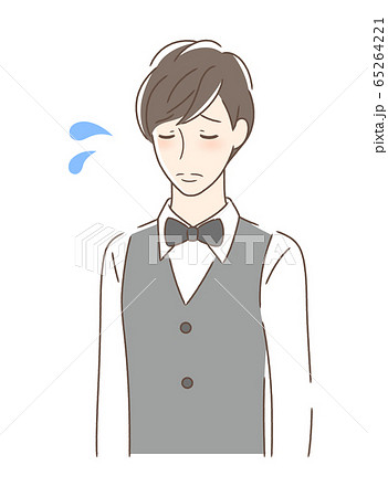 悲しむ男性 65264221