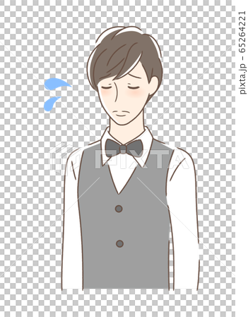 悲しむ男性 65264221