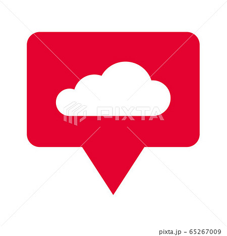 Vector illustration of cloud icon. Cloud store symbol. Isolated in white background. Vector illustration of cloud icon. Cloud store symbol. Isolated in white background. 65267009