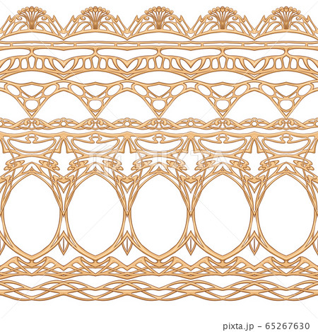 Seamless pattern, background in art nouveau style Seamless pattern, background in art nouveau style 65267630