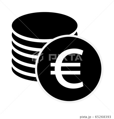 euro icon on white background. flat style. coins and euro icon for your web site design, logo, app, UI. payment system symbol. european currency sign. euro icon on white background. flat style. coins and euro icon for your web site design, logo, app, UI. payment system symbol. european currency sign. 65268393