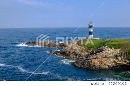 The Pancha island lighthouse, Galicia Spain 65269101