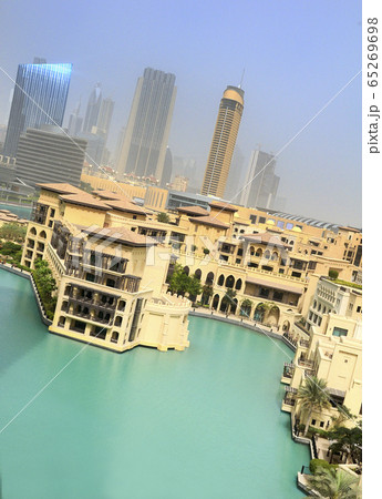 Dubai city and artificial lake United Arab Emirates Dubai city and artificial lake United Arab Emirates 65269698