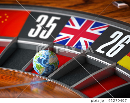 Learning English language concept. Earth as a ball Learning English language concept. Earth as a ball 65270497