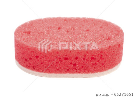 kitchen dish sponge isolated over a white 65271651