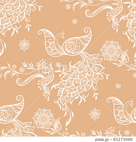 Eastern ethnic style mehendi, traditional indian henna pattern 65273090