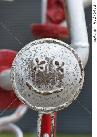Smiley face on the pipes construction. Happy repairs concept. 65275452