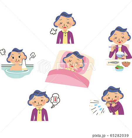 おばあさんの生活色々 おばあさんの生活色々 65282039