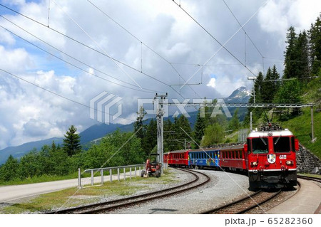 レーティッシュ鉄道アローザ線の列車 レーティッシュ鉄道アローザ線の列車 65282360