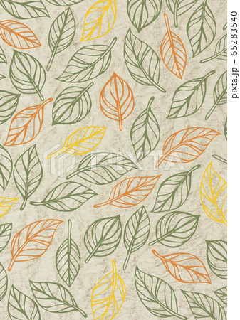 葉っぱ　手書き　イラスト 65283540