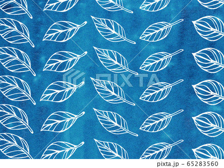 葉っぱ 手書き イラストのイラスト素材