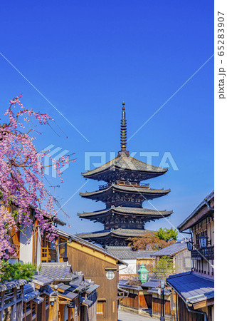 京都 春の八坂の塔(法観寺) 京都 春の八坂の塔(法観寺) 65283907