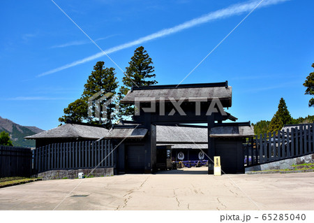 箱根関所跡・京口御門の歴史を感じさせる佇まい・神奈川・箱根(1) 箱根関所跡・京口御門の歴史を感じさせる佇まい・神奈川・箱根(1) 65285040