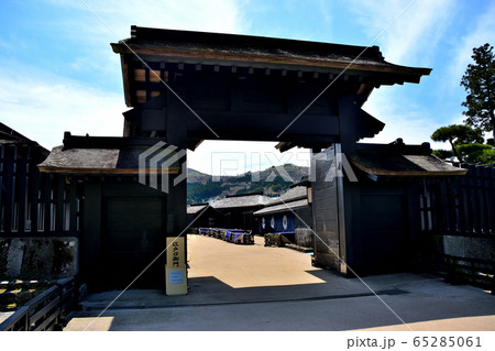 箱根関所跡・江戸からの旅人が見上げたであろう江戸口御門・神奈川・箱根(2) 箱根関所跡・江戸からの旅人が見上げたであろう江戸口御門・神奈川・箱根(2) 65285061