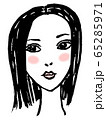 女性の顔 65285971