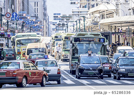 京都　路線バス　四条通 65286336
