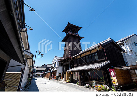 川越 鐘つき通り 快晴の空 a-1 川越 鐘つき通り 快晴の空 a-1 65288603