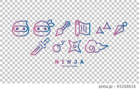 忍者圖標集 忍者圖標集 65288618