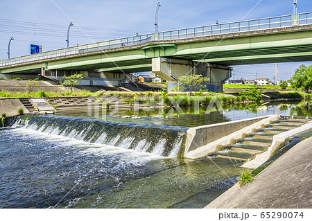 愛知県　矢田川の魚道 65290074