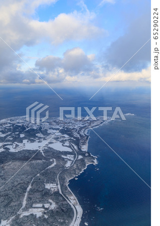 上空から見た大間崎 65290224