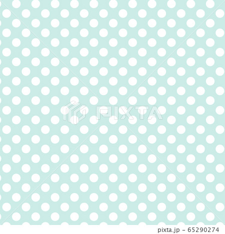 Polka dot seamless pattern. White dots on blue background. Polka dot seamless pattern. White dots on blue background. 65290274