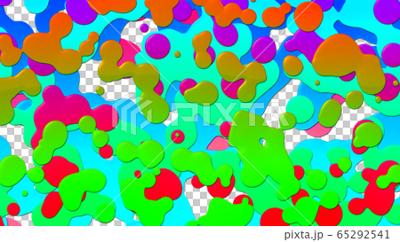 Cgマーキュリー カラフルな液体背景のイラスト素材