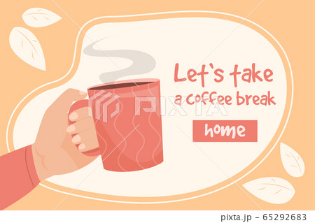 Take a coffee break web banner concept 65292683