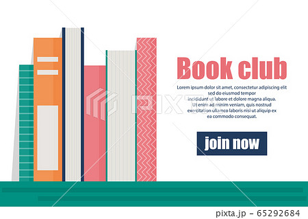 Books on the bookshelf vector isolated image 65292684
