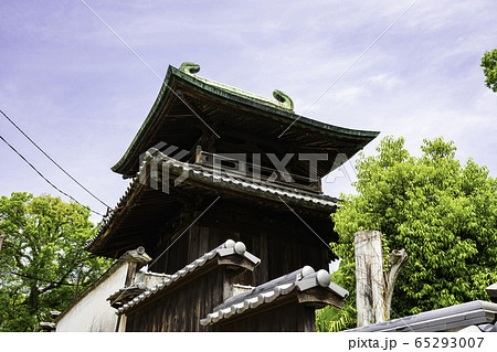 倉敷美観地区 鶴形山の鐘楼 岡山県倉敷市 倉敷美観地区 鶴形山の鐘楼 岡山県倉敷市 65293007