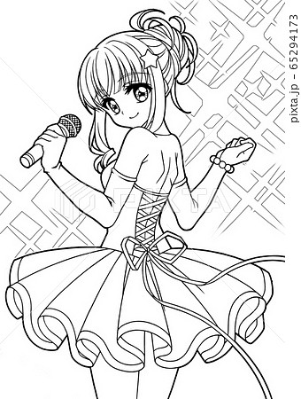 Anime Girls Coloring Pages  100 Printable Coloring Pages