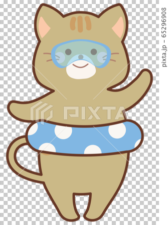 Cat with a float 65296908