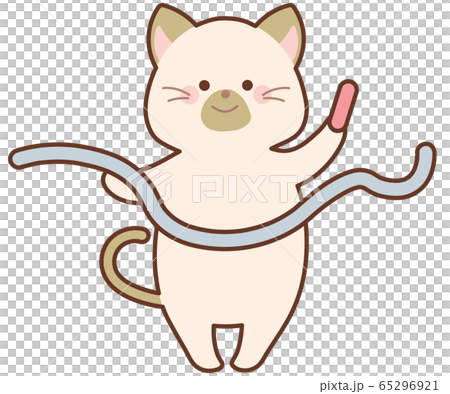 運動会・体育祭の猫 65296921