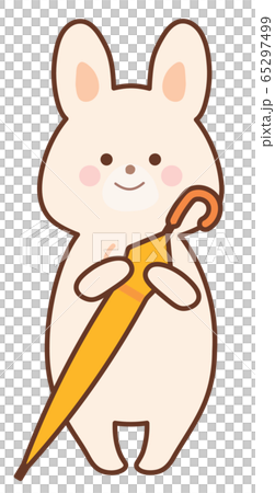 傘をもったウサギ 65297499