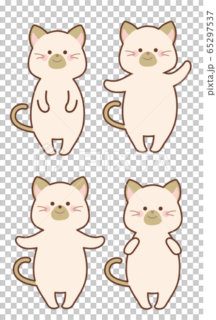 猫ポーズバリエーション セット 猫ポーズバリエーション セット 65297537