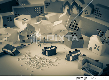 地震　自然災害　天災　大震災　復興　異常気象 65298036