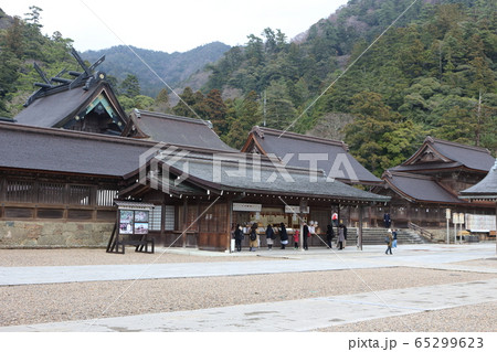 出雲大社の御本殿、八足門、御守所方面 出雲大社の御本殿、八足門、御守所方面 65299623