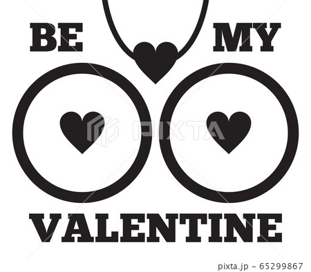 Valentine Day card with breasts and hearts 65299867