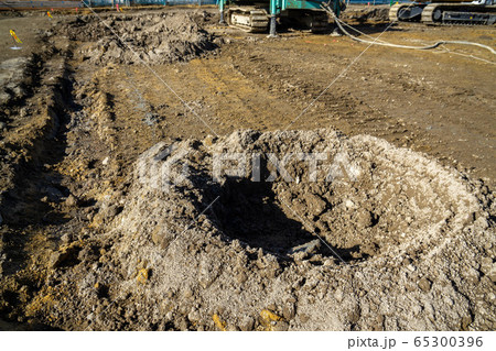 柱状改良 地盤補強工事 施工管理 柱状改良 地盤補強工事 施工管理 65300396