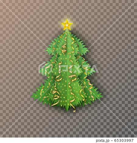 Christmas tree on an isolated background 65303997