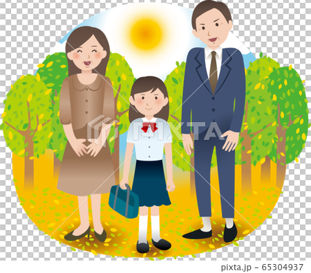 與父母和初中女孩的暑期活動 65304937