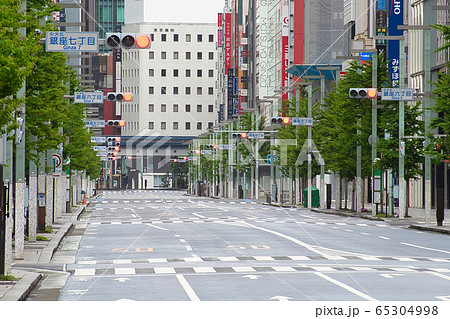 誰もいない銀座 65304998