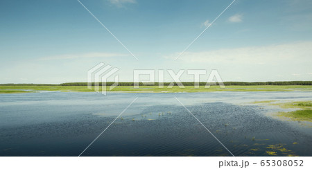 Biebrza river in Biebrza National Park 65308052
