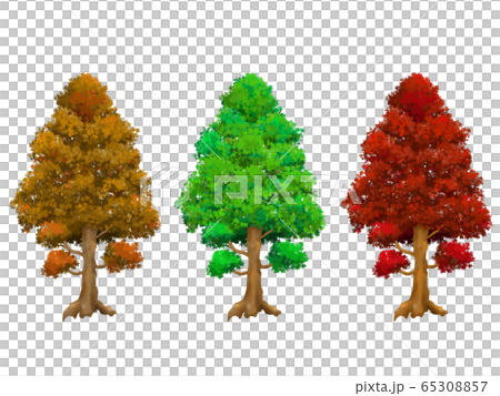 Three color tree - Stock Illustration [65308857] - PIXTA