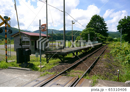 江差線 宮越駅 ホーム1 江差線 宮越駅 ホーム1 65310406