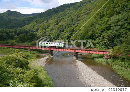 江差線 120D キハ40系 湯ノ岱-宮越1 江差線 120D キハ40系 湯ノ岱-宮越1 65310837