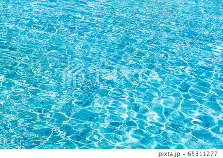 Abstract and surface pool water reflect with sun light background 65311277